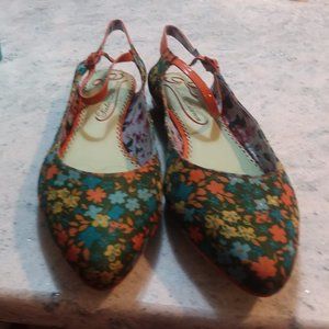 Poetic Licence Good as Gold Orange Shoe